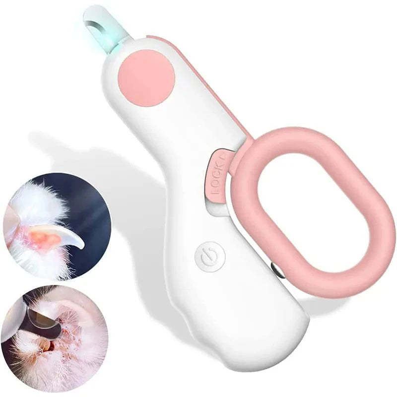 LED Light Cat Dog Nail Clipper Cutter Professional