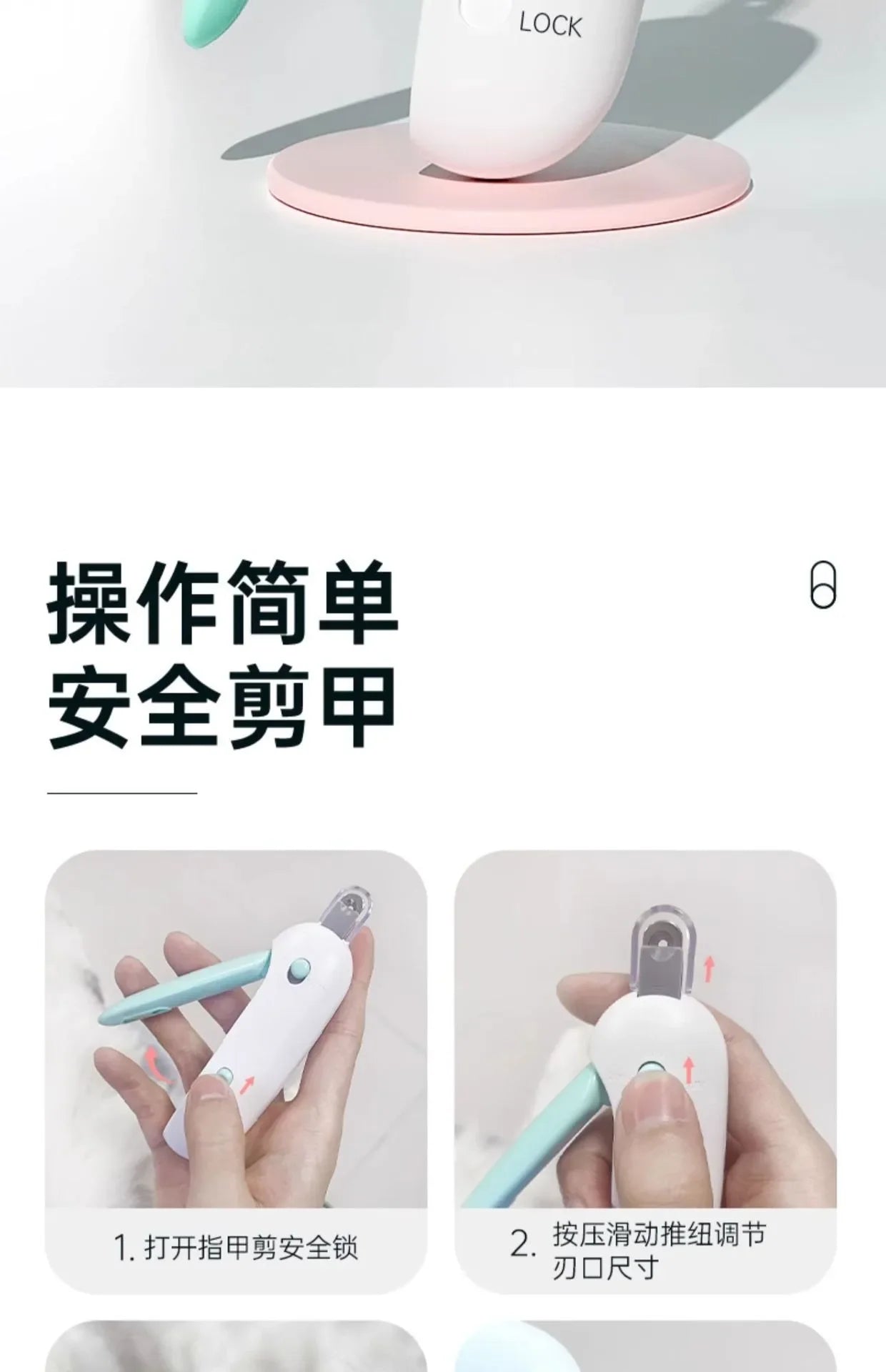 Pet Nail Clippers, Cat Nail Clippers, Dog Scissors,