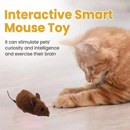 Pet Interactive Mouse Toy Plush Simulation Sound-Making Cat