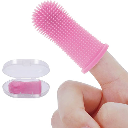 3/1pcs pet finger toothbrush Pet