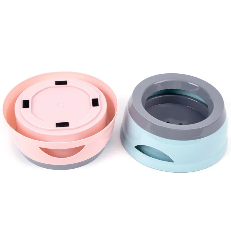 Portable Plastic Pet Dog Bowls