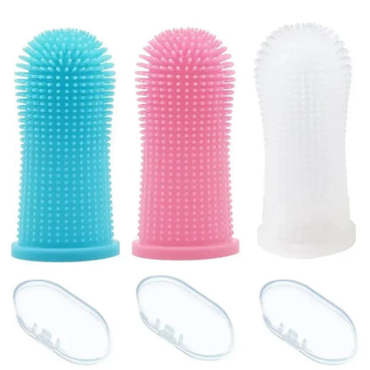 3/1pcs pet finger toothbrush Pet