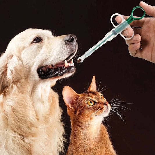 Pet Medication Dispenser, Pressing Feeding Stick for Cats