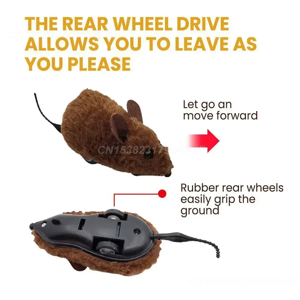 Pet Interactive Mouse Toy Plush Simulation Sound-Making Cat