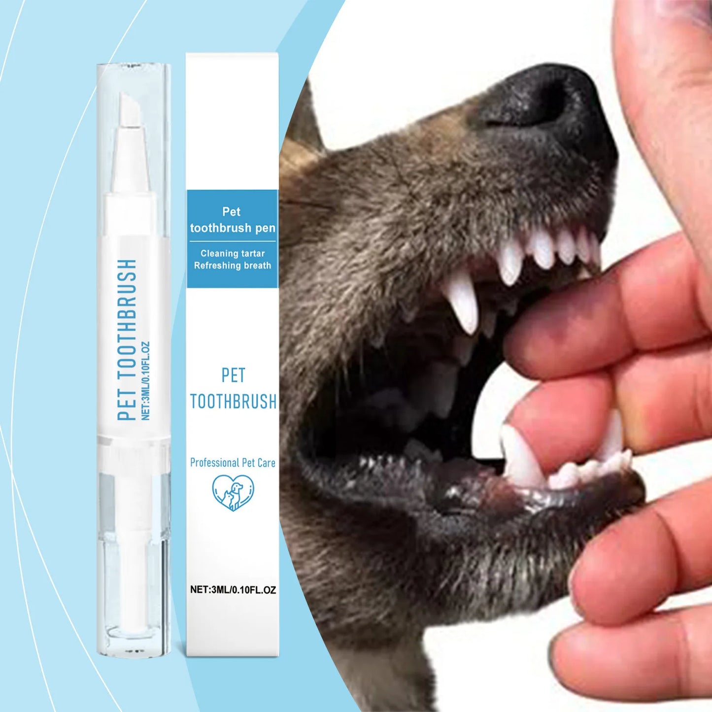 Pet Toothbrush Pen Teeth Cleaning