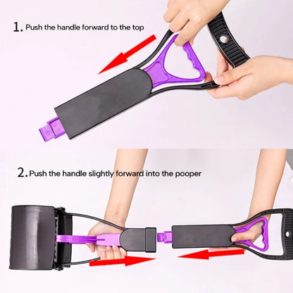 Durable Dog Poop Grabber Easy Cleaning Outdoor Pet Pooper Scooper