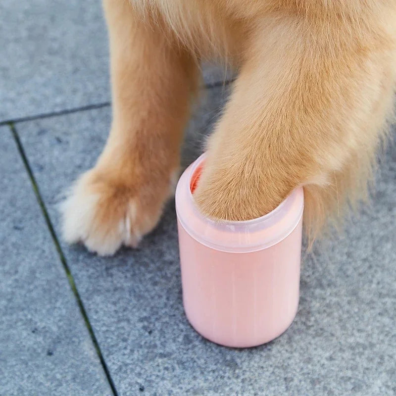 Pet Paw Cleaner Soft Silicone Foot Cleaning Brush Portable
