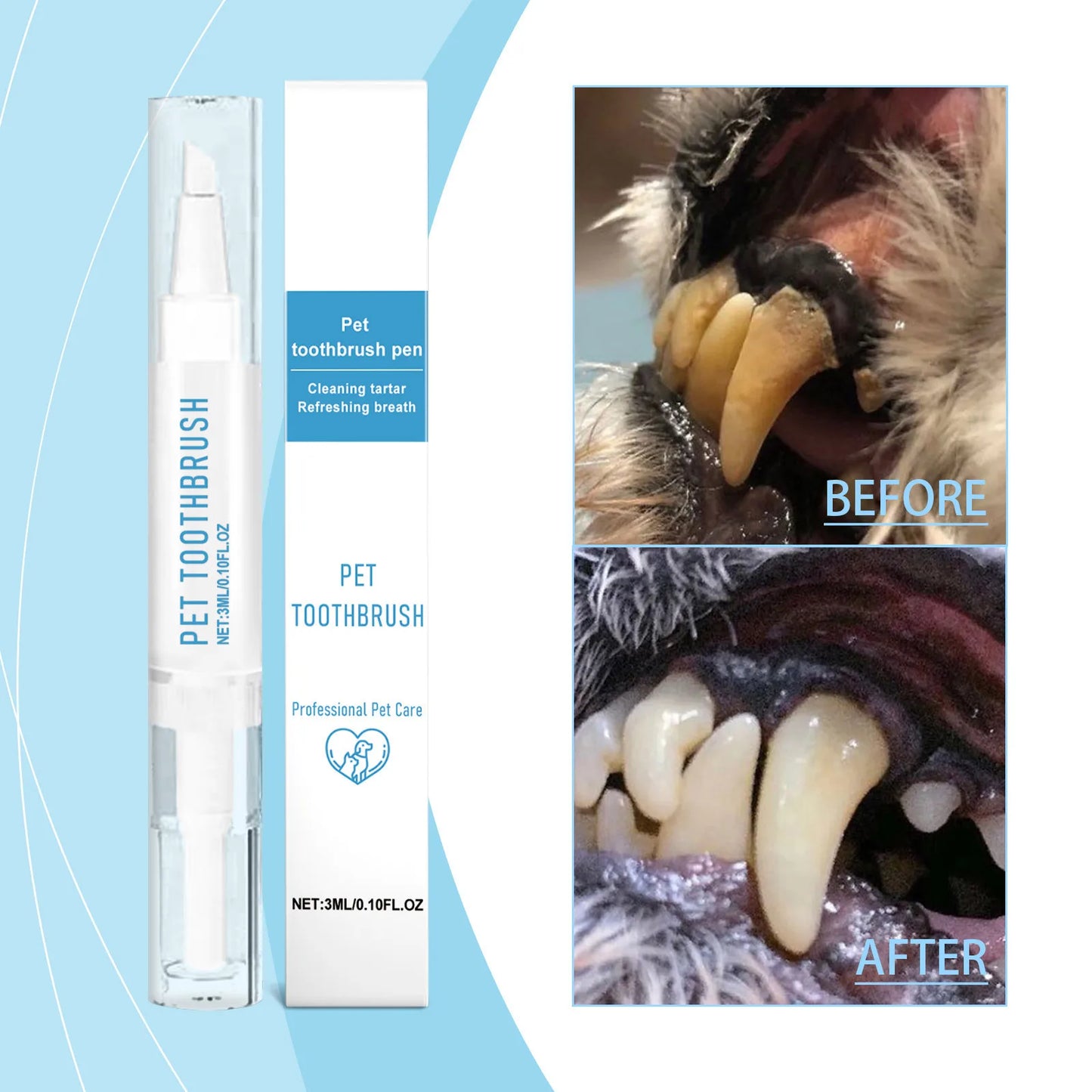 Pet Toothbrush Pen Teeth Cleaning