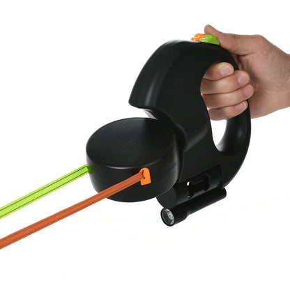 3m Retractable Dog Leash For Small Dogs Reflective Dual Pet
