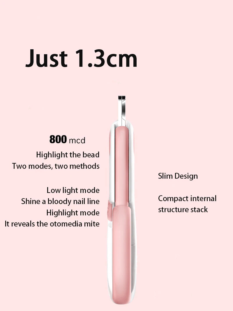 LED Light Cat Dog Nail Clipper Cutter Professional