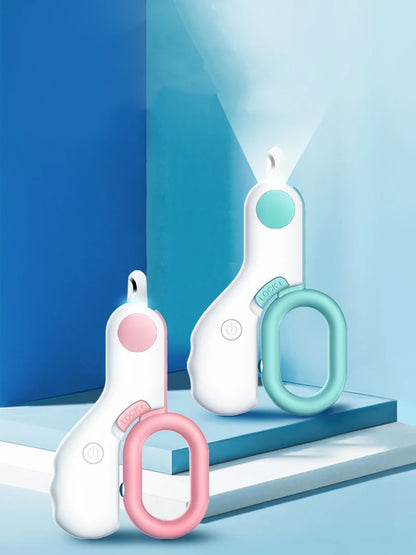 LED Light Cat Dog Nail Clipper Cutter Professional