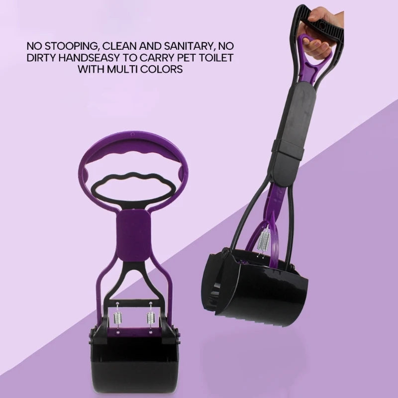 Durable Dog Poop Grabber Easy Cleaning Outdoor Pet Pooper Scooper