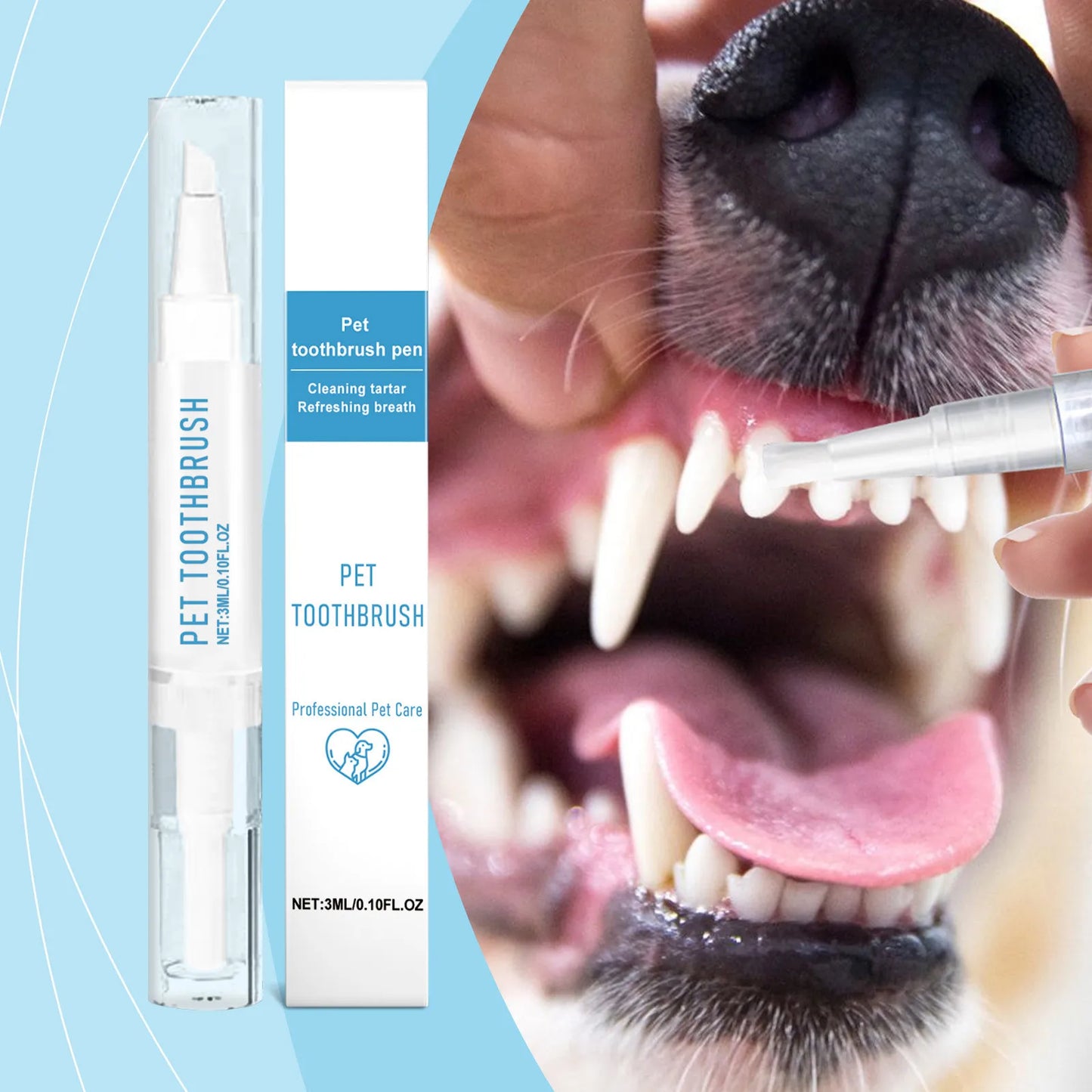 Pet Toothbrush Pen Teeth Cleaning