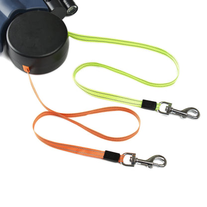 3m Retractable Dog Leash For Small Dogs Reflective Dual Pet